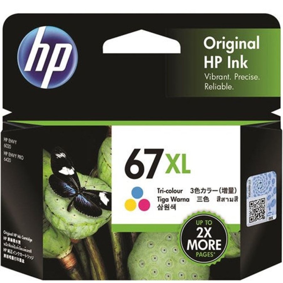 Inkjets | HP Hp 67Xl 3Ym58Aa Ink Cartridge High Yield Tri Colour