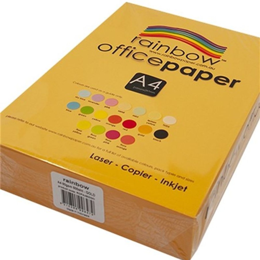 Telephones & Accessories | Rainbow Rainbow Office Copy Paper A4 80Gsm Gold Ream Of 500