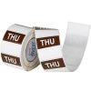 Telephones & Accessories | Avery Avery Food Rotation Square Label 40Mm Thursday Brown Roll Of 500