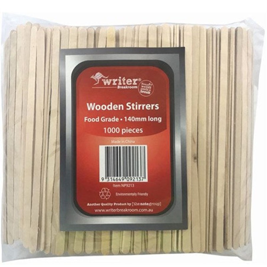 Cleaning & Safety/Kitchen | Writer Breakroom Writer Wooden Stirrers 140Mm Pack Of 1000 Eco