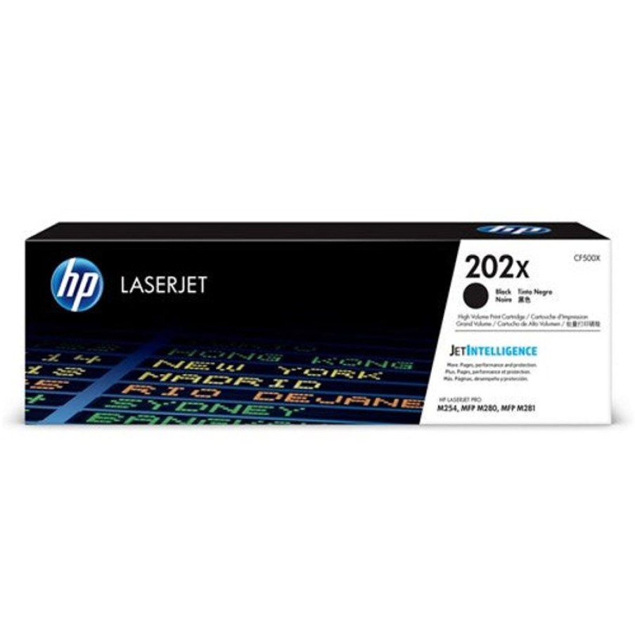 Toner | HP Hp 202X Laserjet Toner Cartridge High Yield Black Cf500X