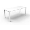 Office Furniture | RapidLine Rapidline Deluxe Infinity Desk Profile Leg Single Sided 1200W X 750D X 730Mmh White/White