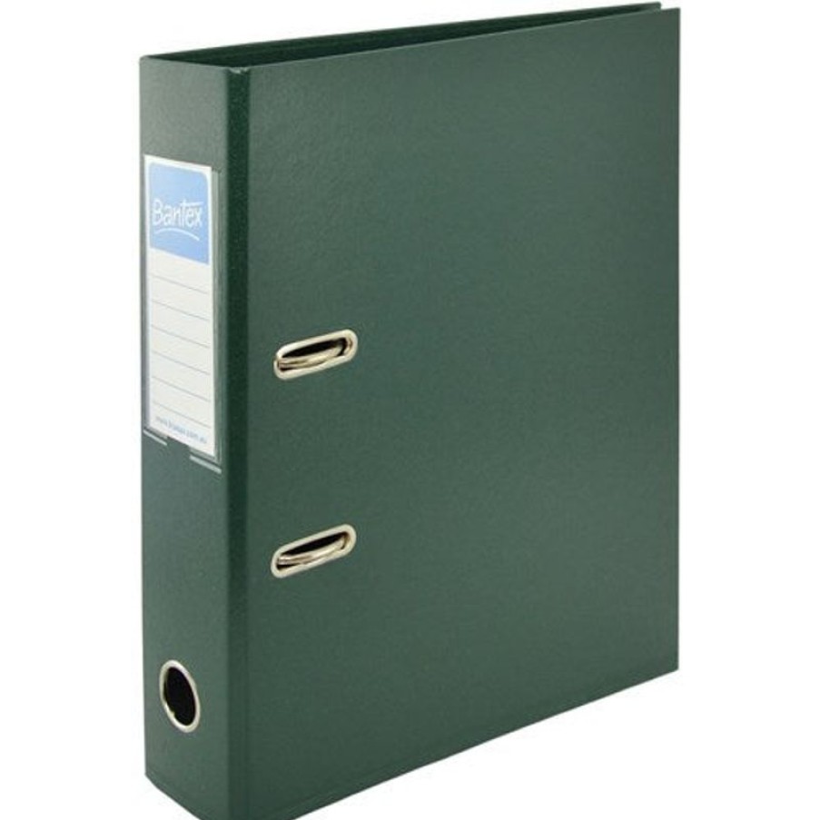 Telephones & Accessories | Bantex Bantex Lever Arch Binder A4 70Mm Pvc Green