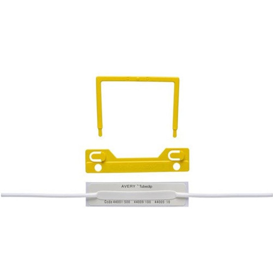 Telephones & Accessories | Avery Avery Tubeclip File Fastener Complete Yellow Box Of 100