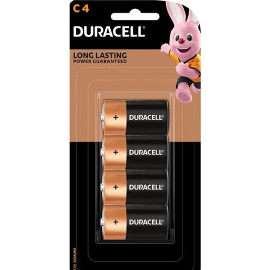 Batteries | Duracell Duracell Coppertop Alkaline Battery Size C Pack Of 4