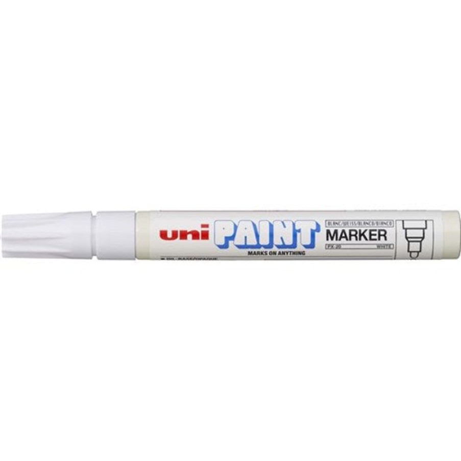 Markers & Highlighters | Uni-Ball Uni Px20 Paint Marker Bullet 2.8Mm White