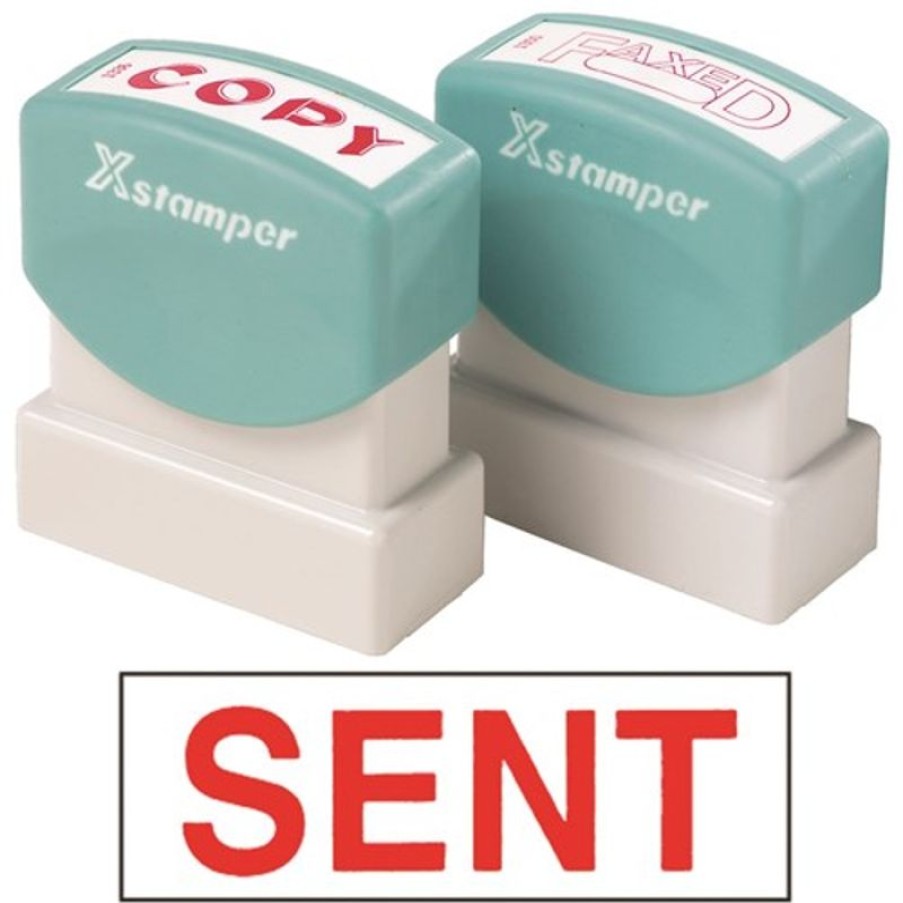 Stamps | Xstamper Xstamper Stamp Cx-Bn 1567 Sent Red