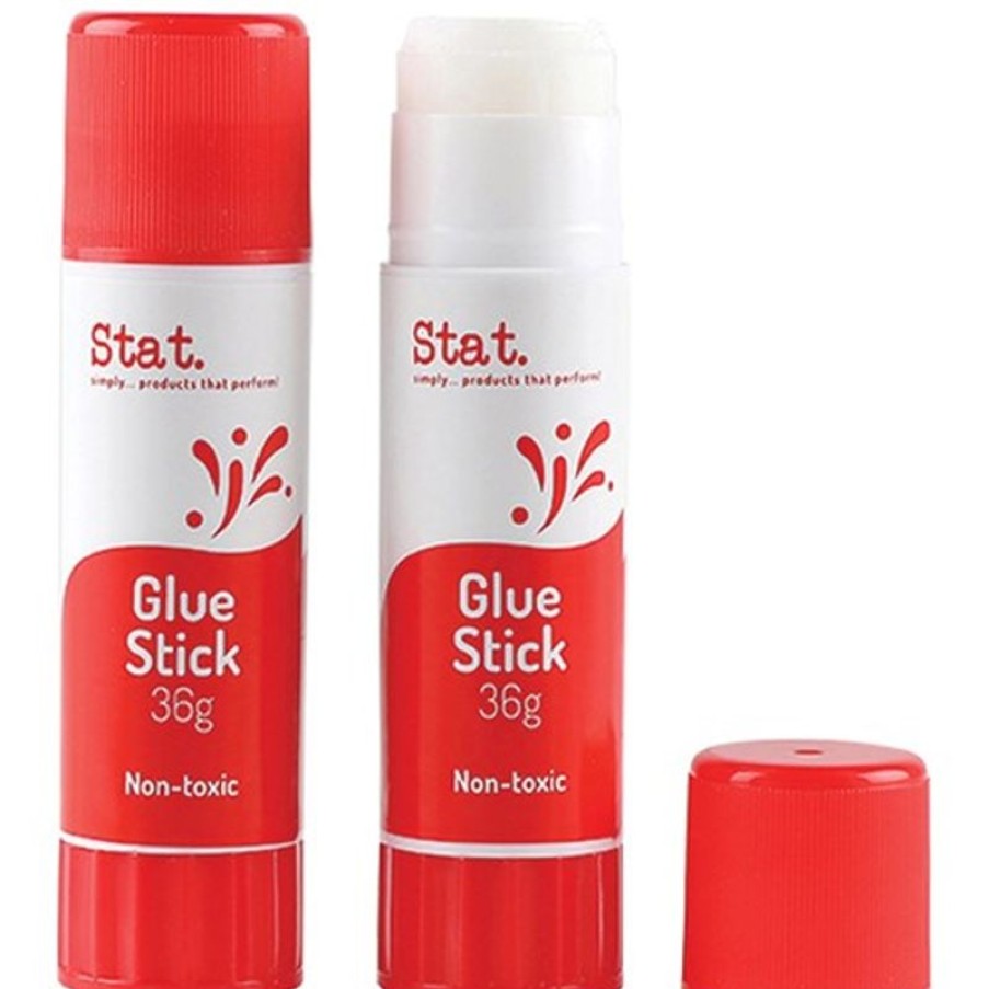 Tapes & Adhesives | Stat Stat Glue Stick Pvp Clear 36Gm Large