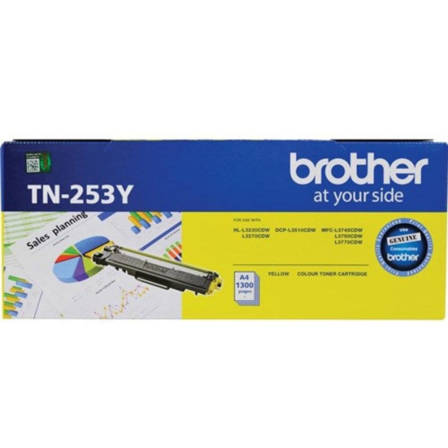 Telephones & Accessories | Brother Brother Tn-253Y Toner Cartridge Yellow