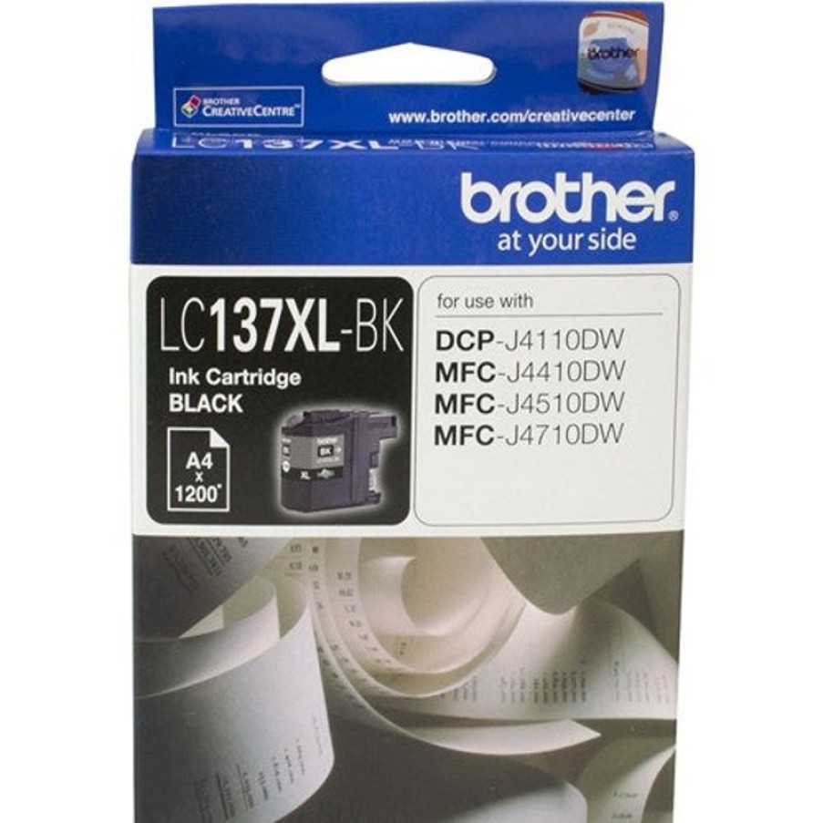 Inkjets | Brother Brother Lc-137Xlbk Ink Cartridge High Yield Black