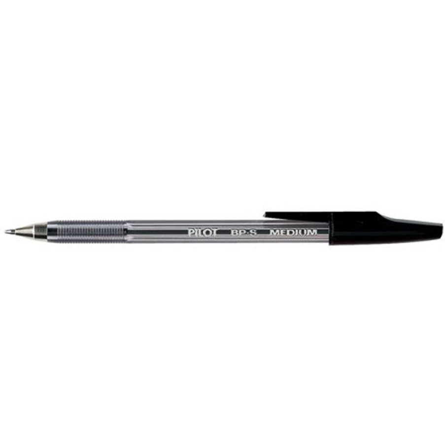 Pens | Pilot Pilot Bp-S Ballpoint Pen Medium 1Mm Black Box12