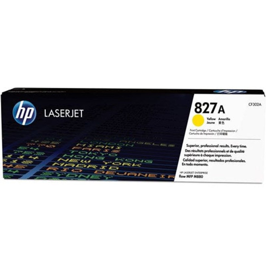 Toner | HP Hp 827A Laserjet Toner Cartridge Yellow Cf302A