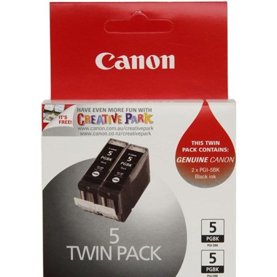 Inkjets | Canon Canon Pixma Pgi5Bk Ink Cartridge Twin Pack Black