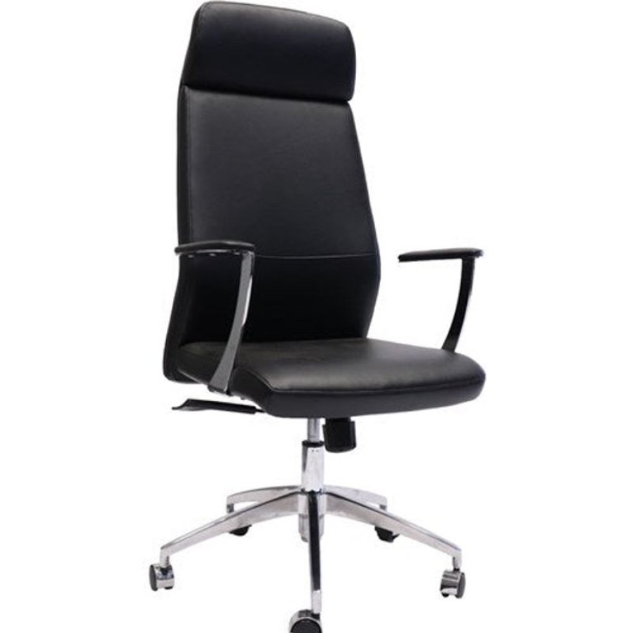 Chairs & Accessories | RapidLine Rapidline Cl3000H Executive Chair High Back With Arms Black Pu