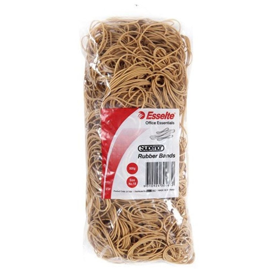 Clips & Fasteners | Esselte Esselte Superior Rubber Bands Size 18 Bag 500Gm