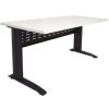 Office Furniture | RapidLine Rapidline Rapid Span Straight Desk 1500W X 700D X 730Mmh White/Black