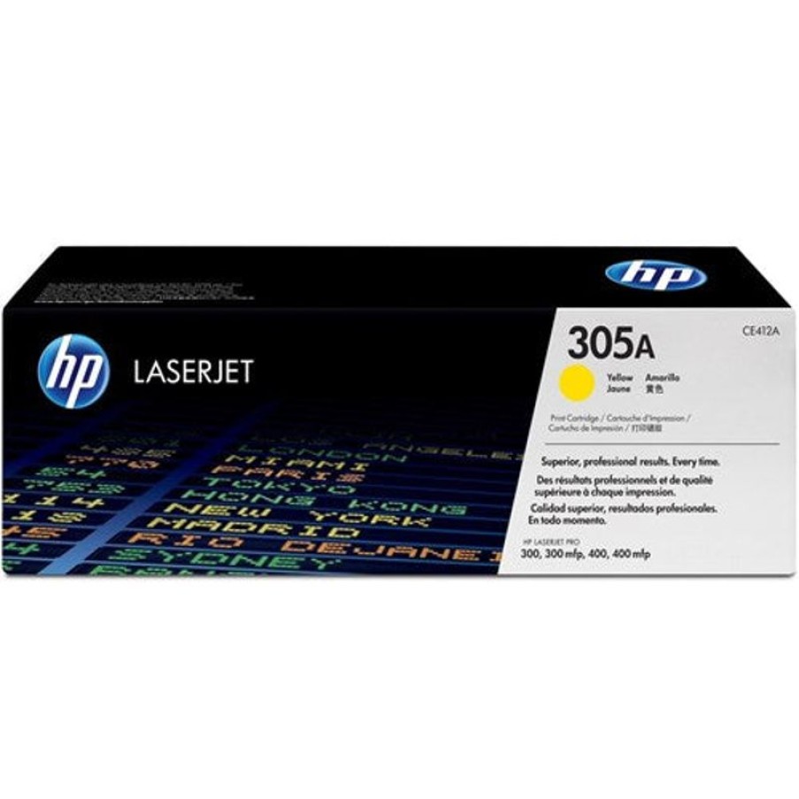 Toner | HP Hp 305A Laserjet Toner Cartridge Yellow Ce412A