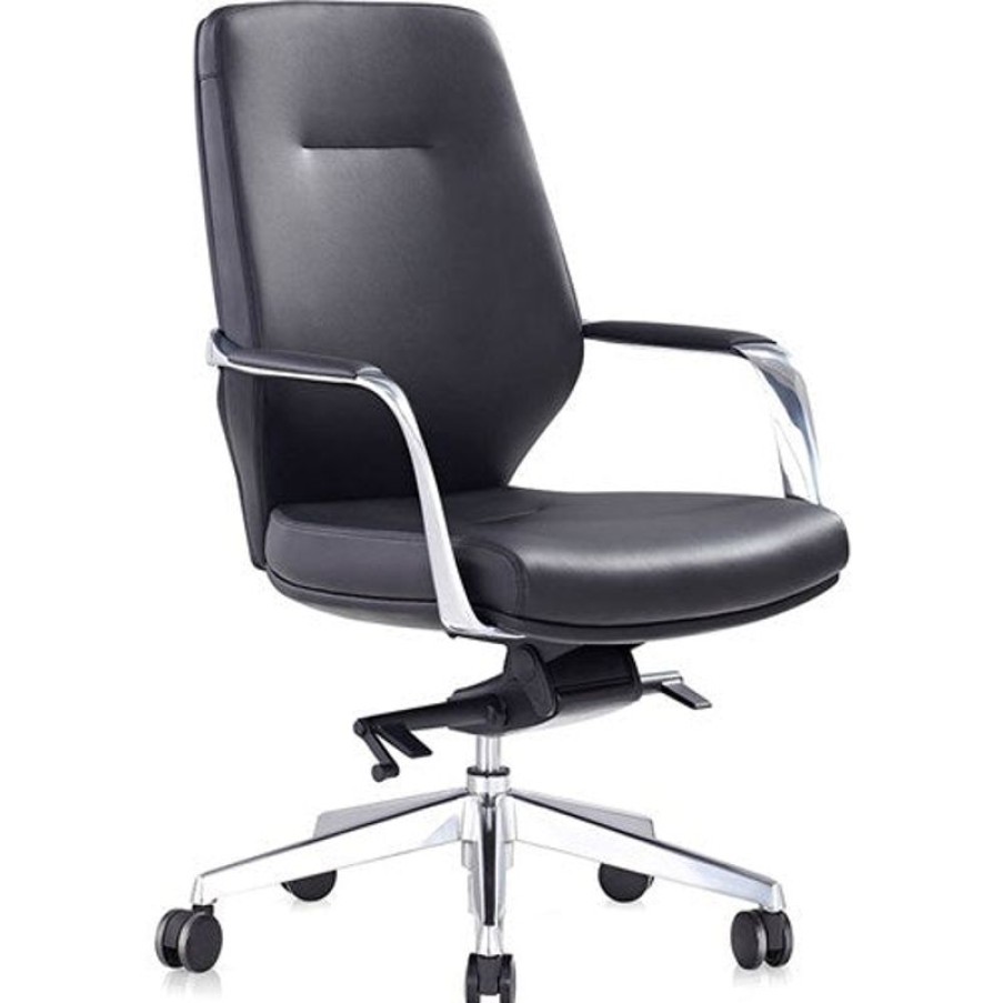 Chairs & Accessories | K2 Office K2 Ep Brighton Executive Chair Medium Back Black Pu