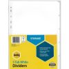 Dividers | Marbig Marbig Manilla Indices & Dividers A4 5 Tab White