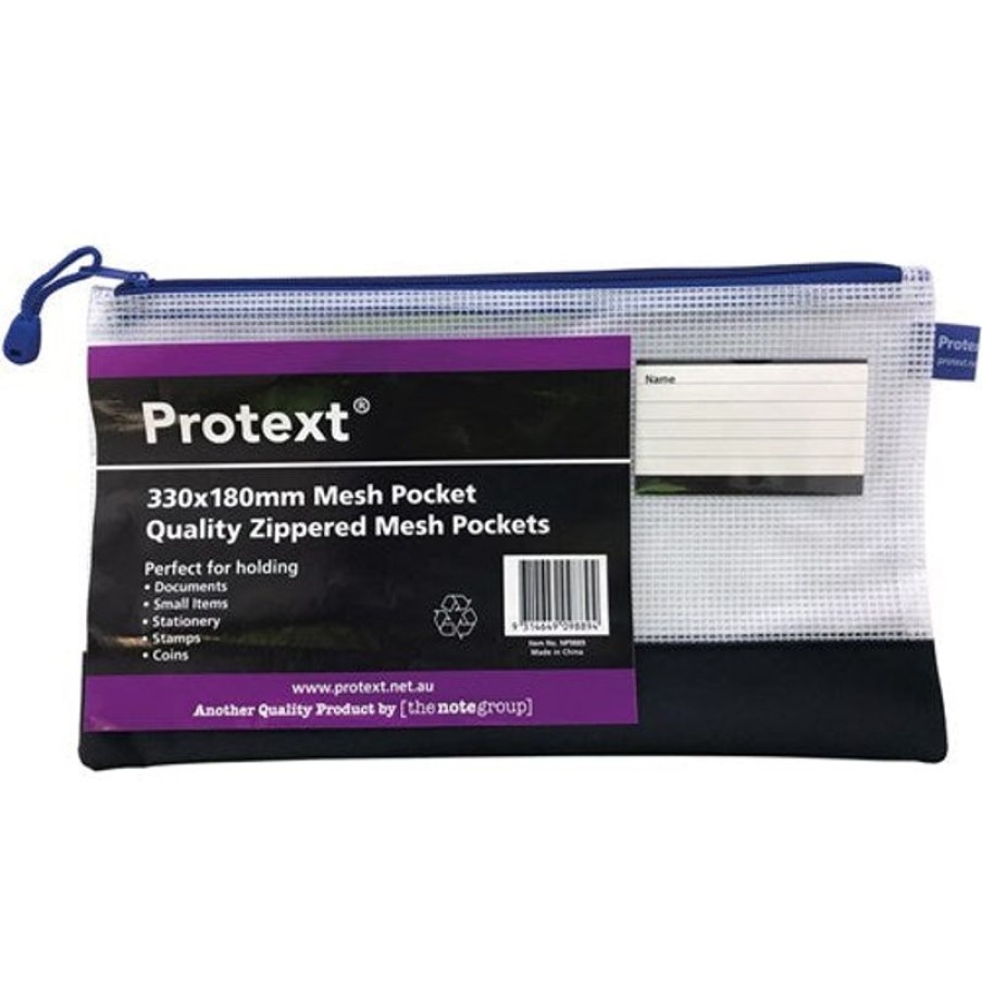 Pencils | Protext Protext Mesh Pouch Long Size With Note Holder