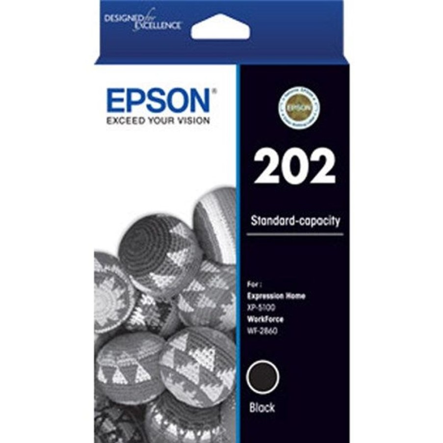 Inkjets | Epson Epson 202 Ink Cartridge Black