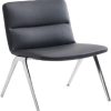 Chairs & Accessories | K2 Office K2 Ep Bondi Visitor Chair Black Pu