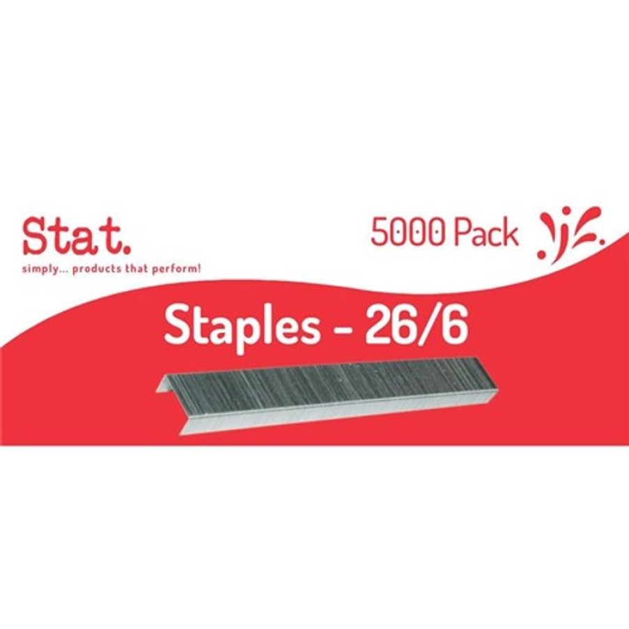 Staplers | Stat Stat Staples Size 26/6 Box Of 5000