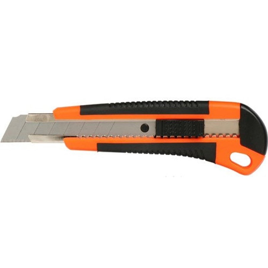 Scissors & Cutters | Marbig Marbig Cutter Knife Large Heavy Duty Orange & Black