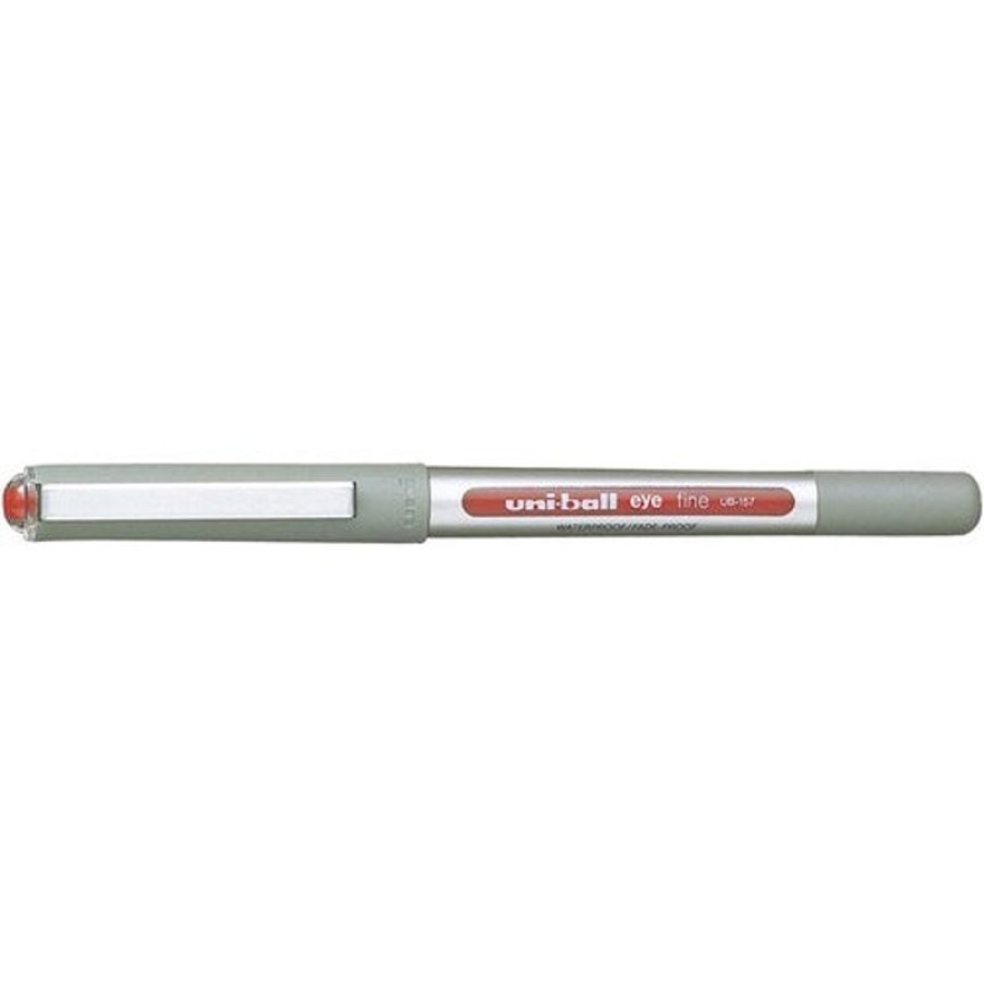 Pens | Uni-Ball Uni-Ball Ub157 Eye Rollerball Pen Fine 0.7Mm Red Box12