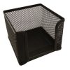 Desk Top Accessories | Esselte Esselte Mesh Memo Cube Holder Black