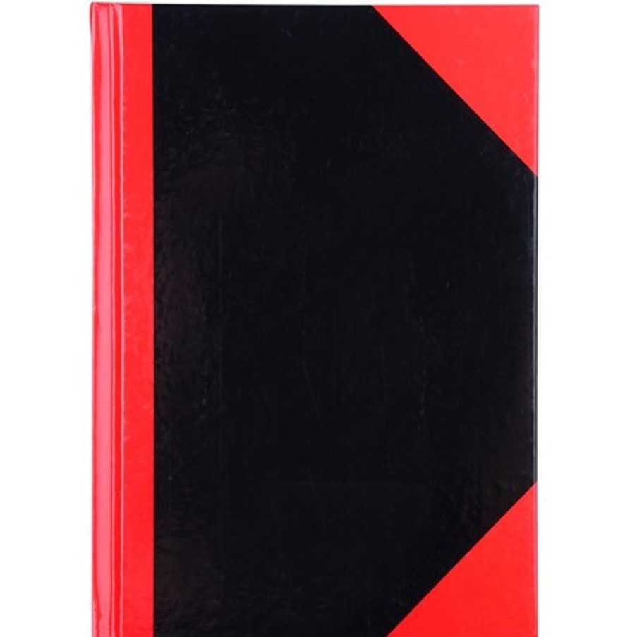 Paper, Post & Books/Books | Cumberland Cumberland Black & Red Notebook Gloss A5 100 Leaf