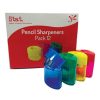 Desk Top Accessories | Stat Stat Double Barrel Plastic Oval Pencil Sharpener Assorted Colours