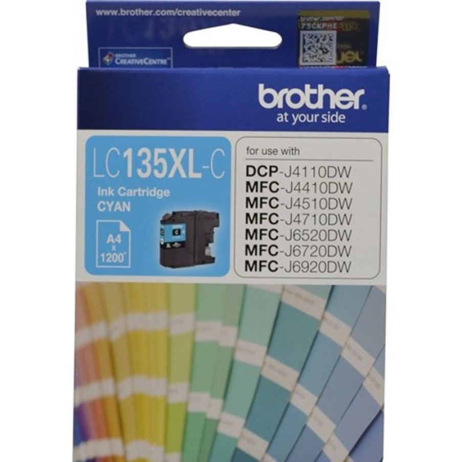 Inkjets | Brother Brother Lc-135Xlc Ink Cartridge High Yield Cyan