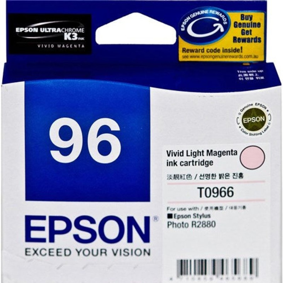 Inkjets | Epson Epson C13T096690 - T0966 Ink Cartridge Light Magenta