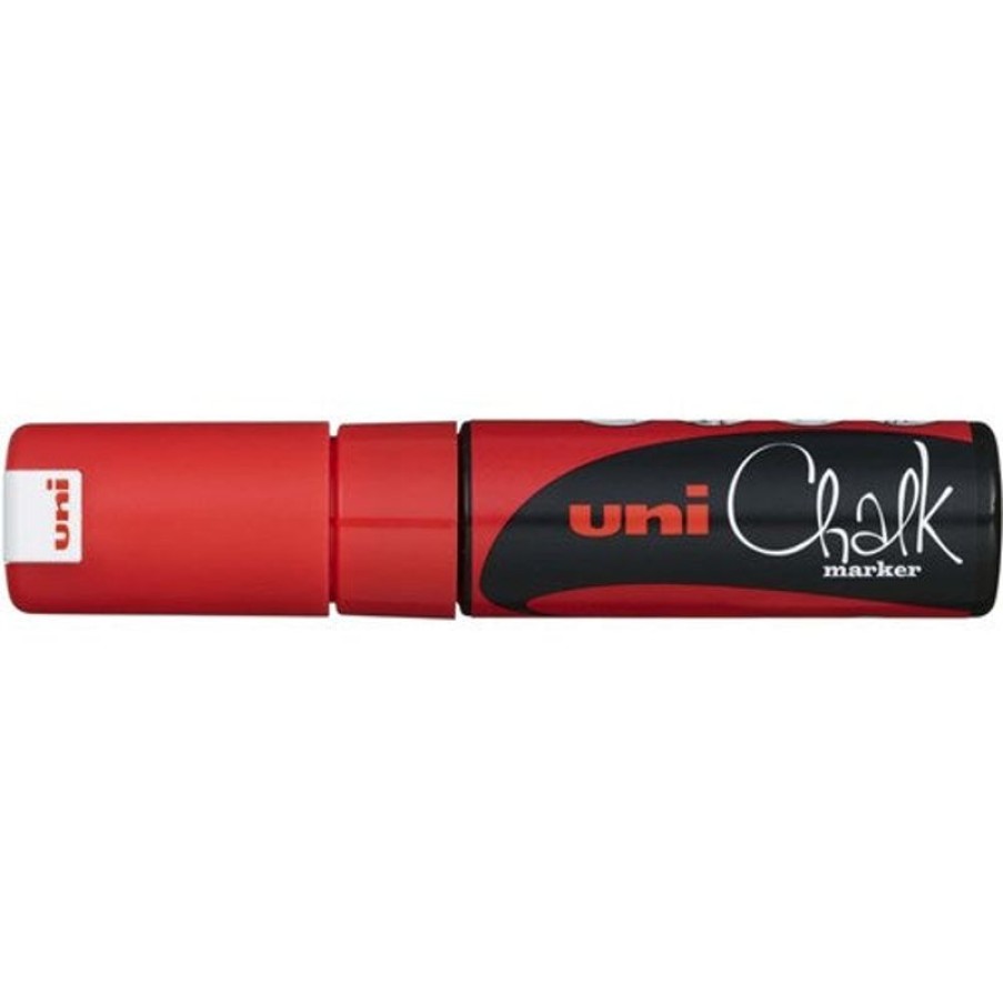 Markers & Highlighters | Uni-Ball Uni Liquid Chalk Marker 8.0Mm Chisel Tip Red