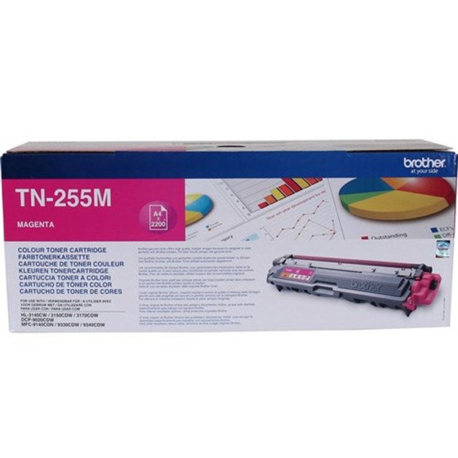 Telephones & Accessories | Brother Brother Tn-255M Toner Cartridge High Yield Magenta