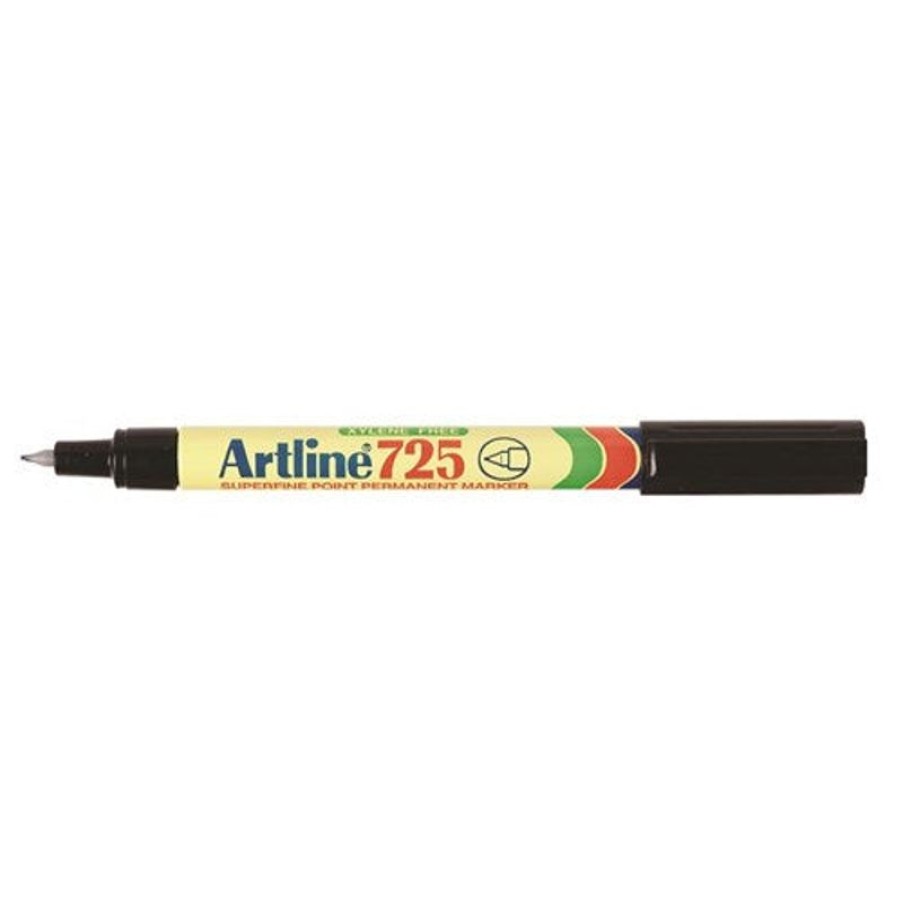 Telephones & Accessories | Artline Artline 725 Permanent Marker Bullet 0.4Mm Black