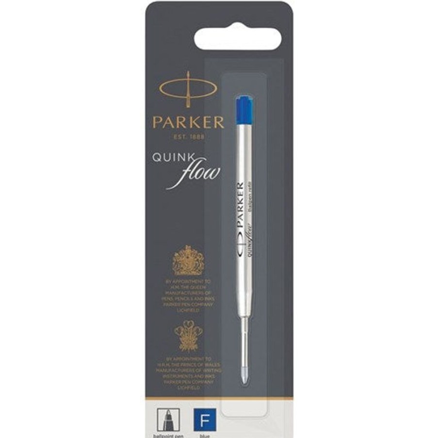 Pens | Parker Parker Quinkflow Refill Ballpoint Pen Fine 0.8Mm Blue