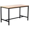 Office Furniture | RapidLine Rapidline High Bar Table 1800W X 900D X 1050Mmh Beech Top Black Frame