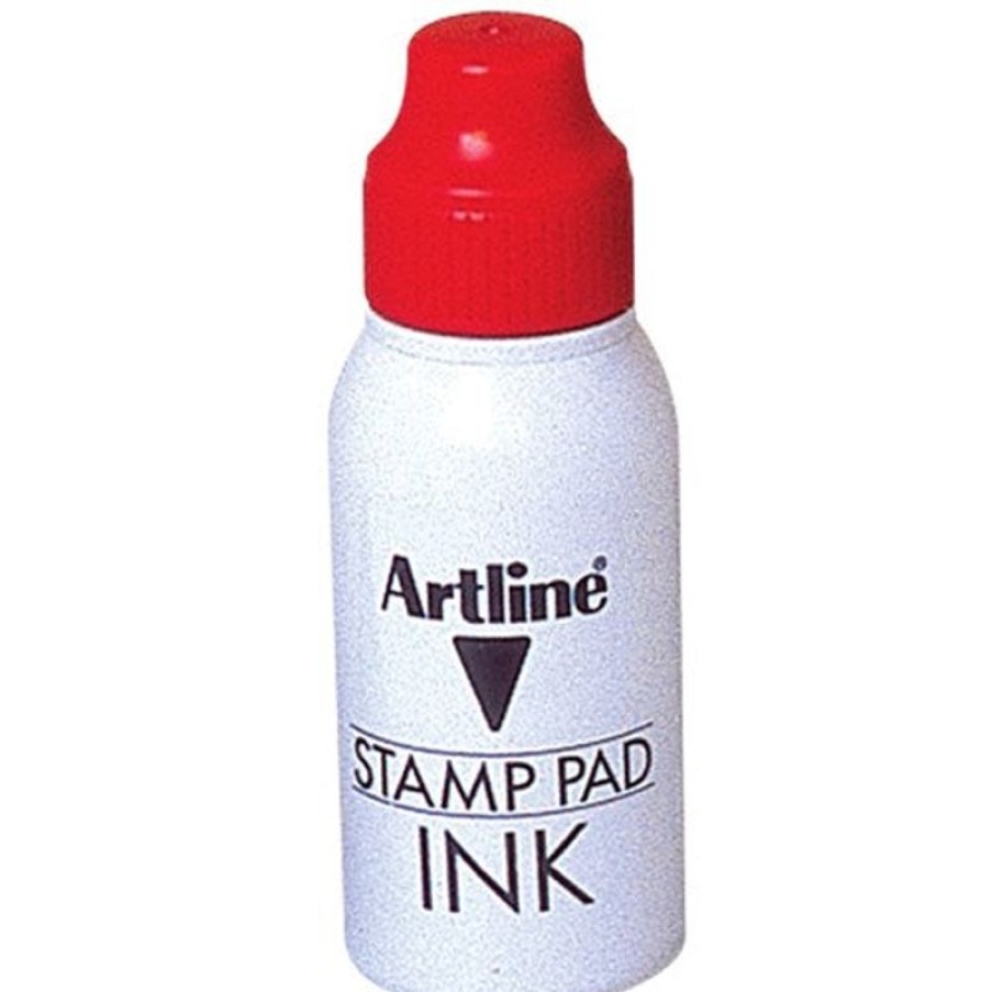 Telephones & Accessories | Artline Artline Stamp Pad Ink Esa-2N 50Cc Red