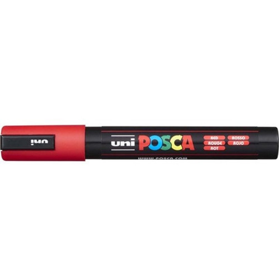 Markers & Highlighters | POSCA Uni Posca Paint Marker Pc-5M Medium 2.5Mm Bullet Tip Red