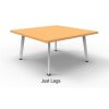 Office Furniture | RapidLine Rapidline Eternity Coffee Table Frame Only 600W X 600D X 425Mmh White