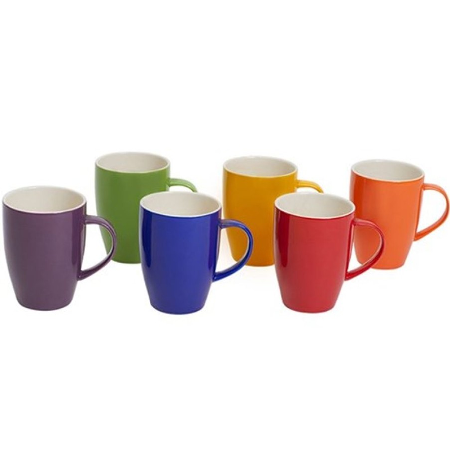 Telephones & Accessories | Connoisseur Connoisseur Mugs Assorted Colours 350Ml Set Of 6