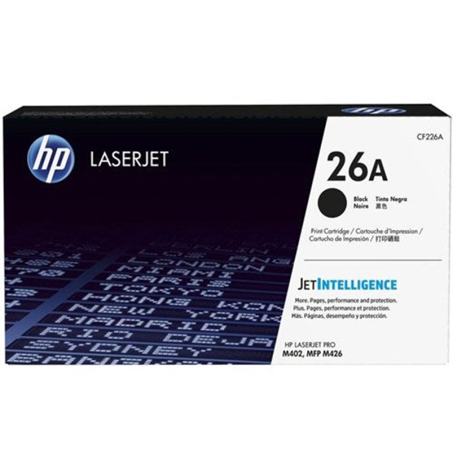 Toner | HP Hp 26A Laserjet Toner Cartridge Black Cf226A