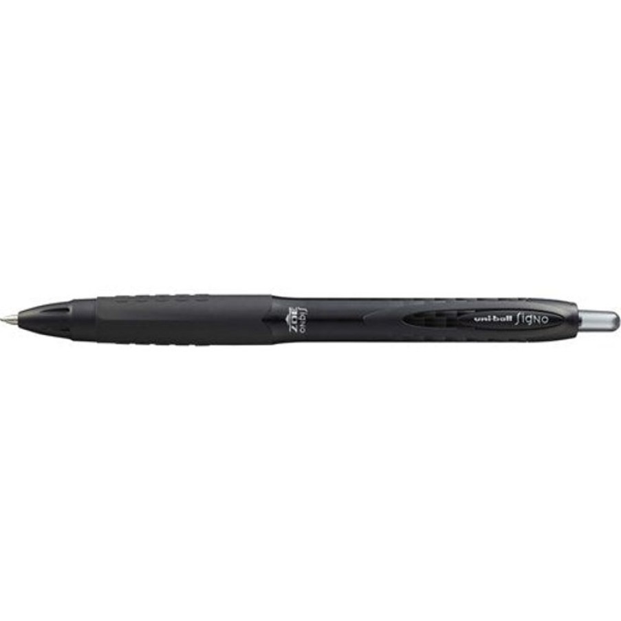 Pens | Uni-Ball Uni-Ball Umn307 Signo Gel Pen Rollerball Retractable Fine 0.7Mm Black Pack12