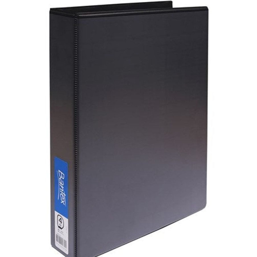 Telephones & Accessories | Bantex Bantex Insert Binder Standard A4 4D Ring 38Mm Black