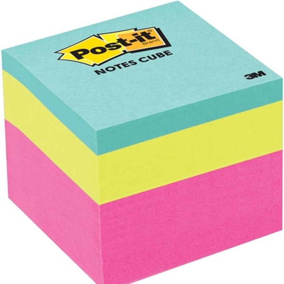 Notes & Flags | Post-It Post-It 2051-Mc Mini Memo Cube 51X51Mm 400 Sheet Bright Assorted