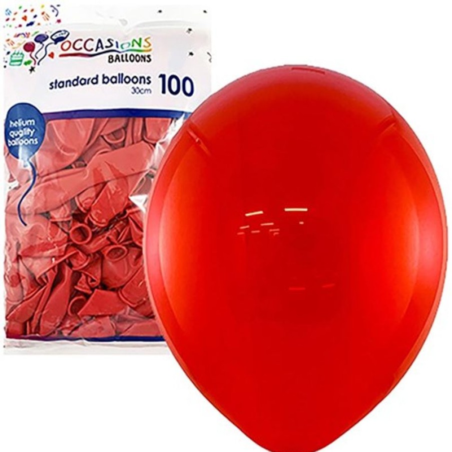 Telephones & Accessories | Alpen Alpen Balloons 30Cm Red Pack Of 100