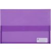 Files | Marbig Marbig Polypick Document Wallet Foolscap 25Mm Gusset Purple