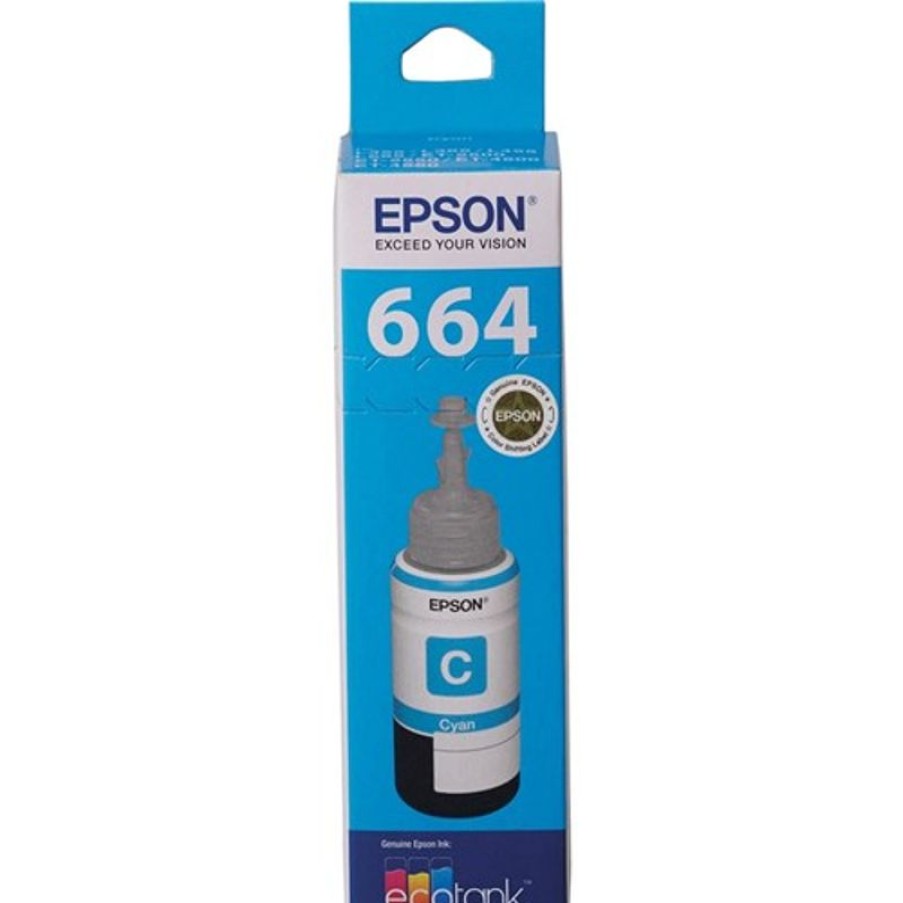 Inkjets | Epson Epson C13T664292 - T664 Ink Cartridge Cyan